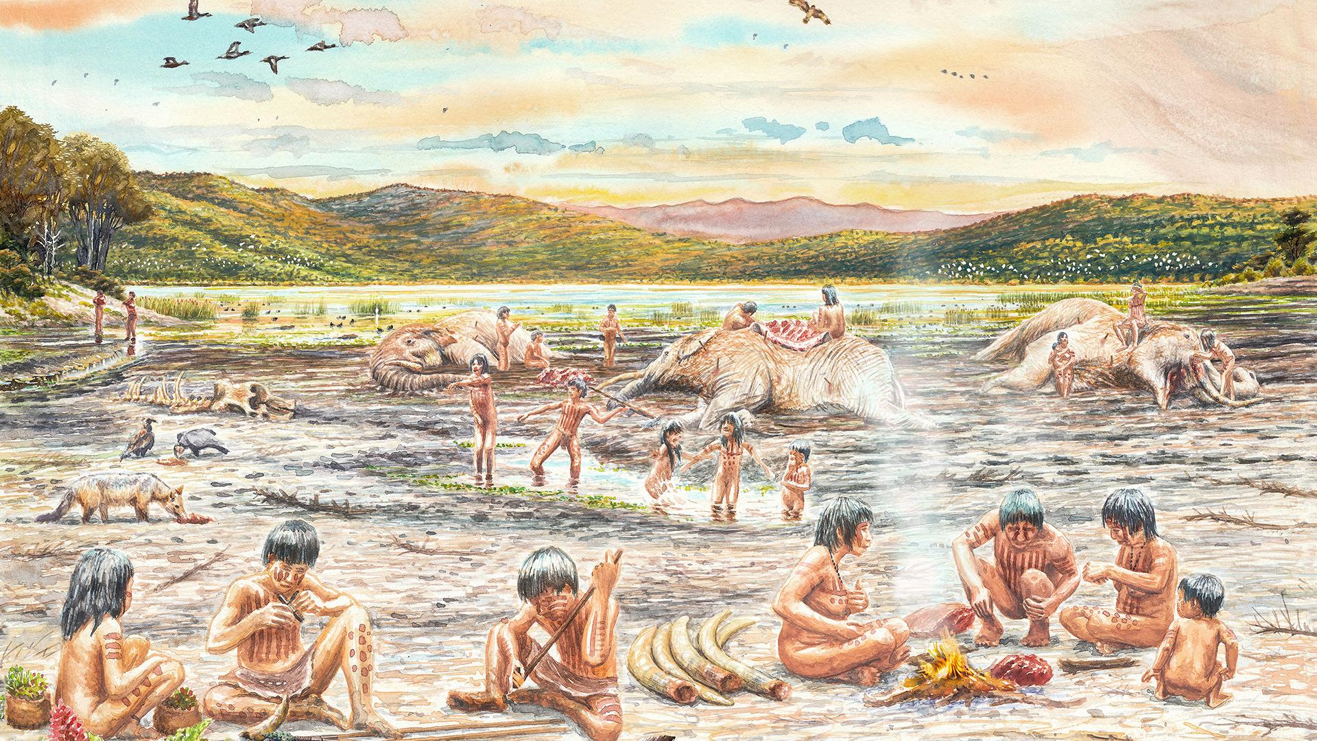 Primeros habitantes de Taguatagua, 12.400 años atrás