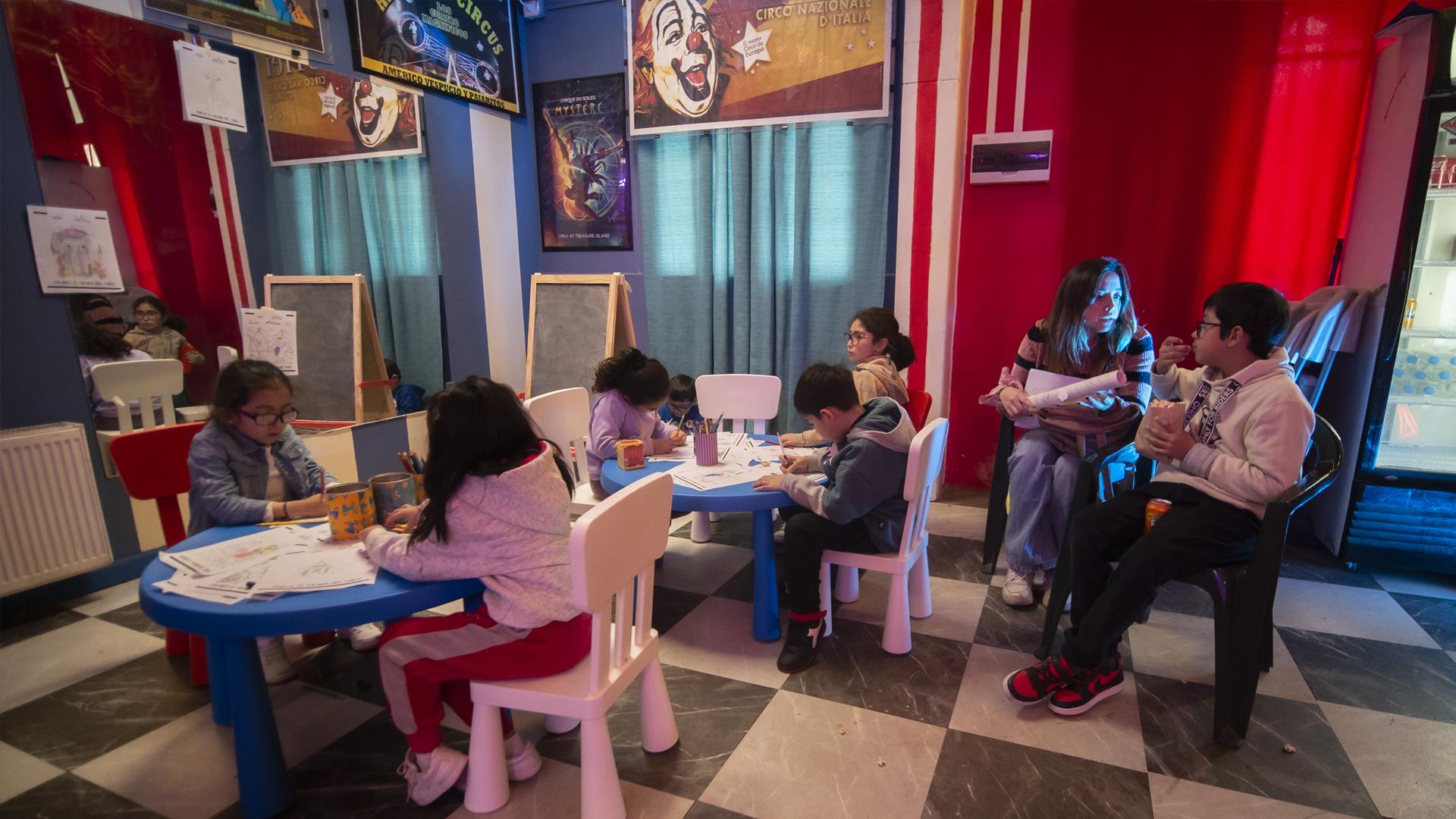 Lugar de actividad para niñas y niños