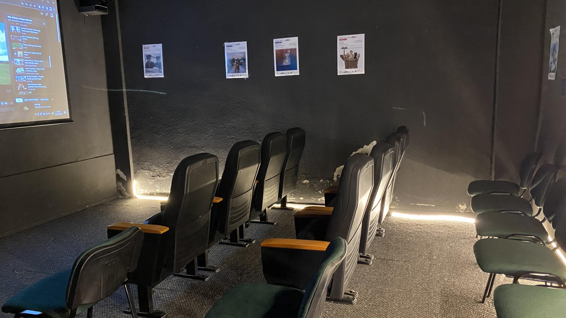 Sala de cine del Museo Interactivo Digital Diego de Almagro