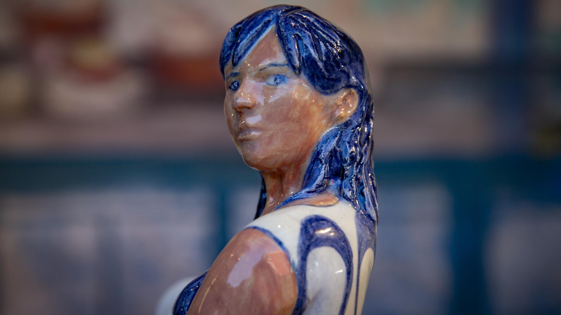Detalle de la obra de la artista