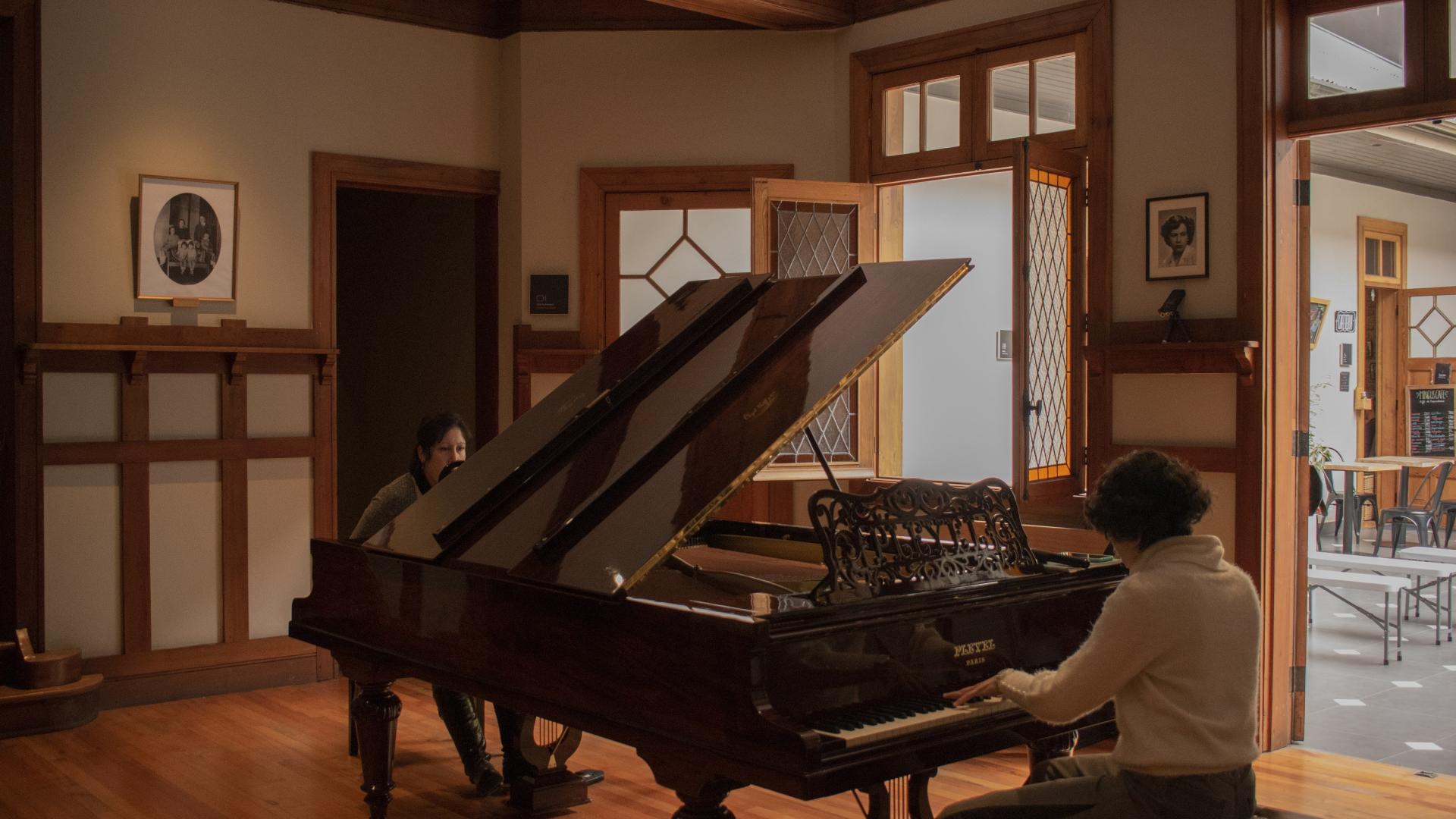 Piano DuoClave Pleyel 1897, doble teclado