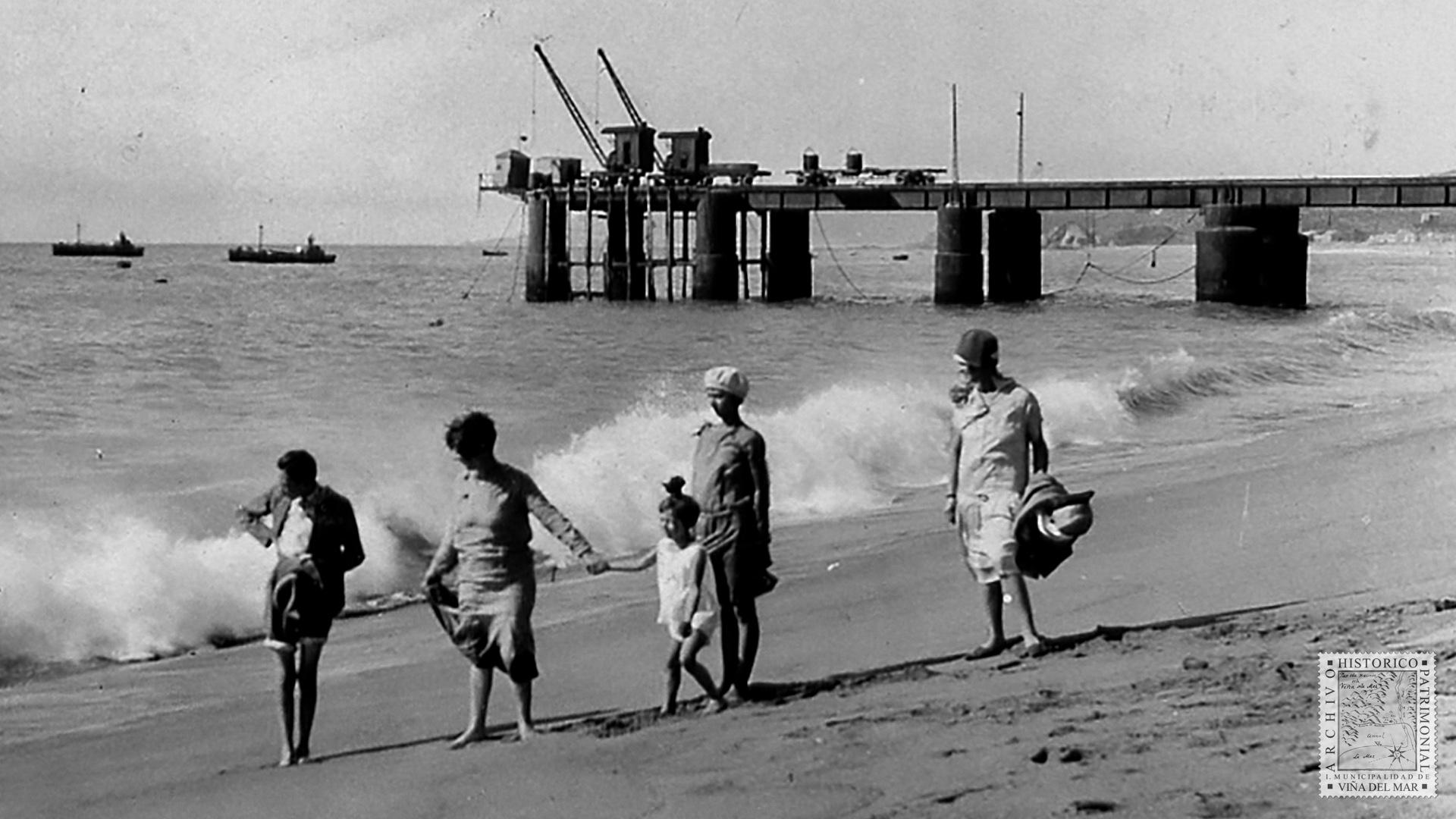 Muelle Vergara. Inicios del siglo XX. 