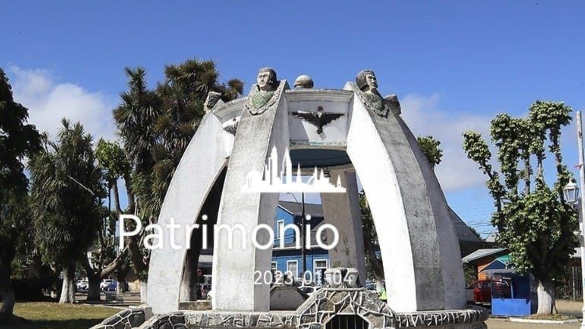 Odeón de la plaza Chile de Carahue 