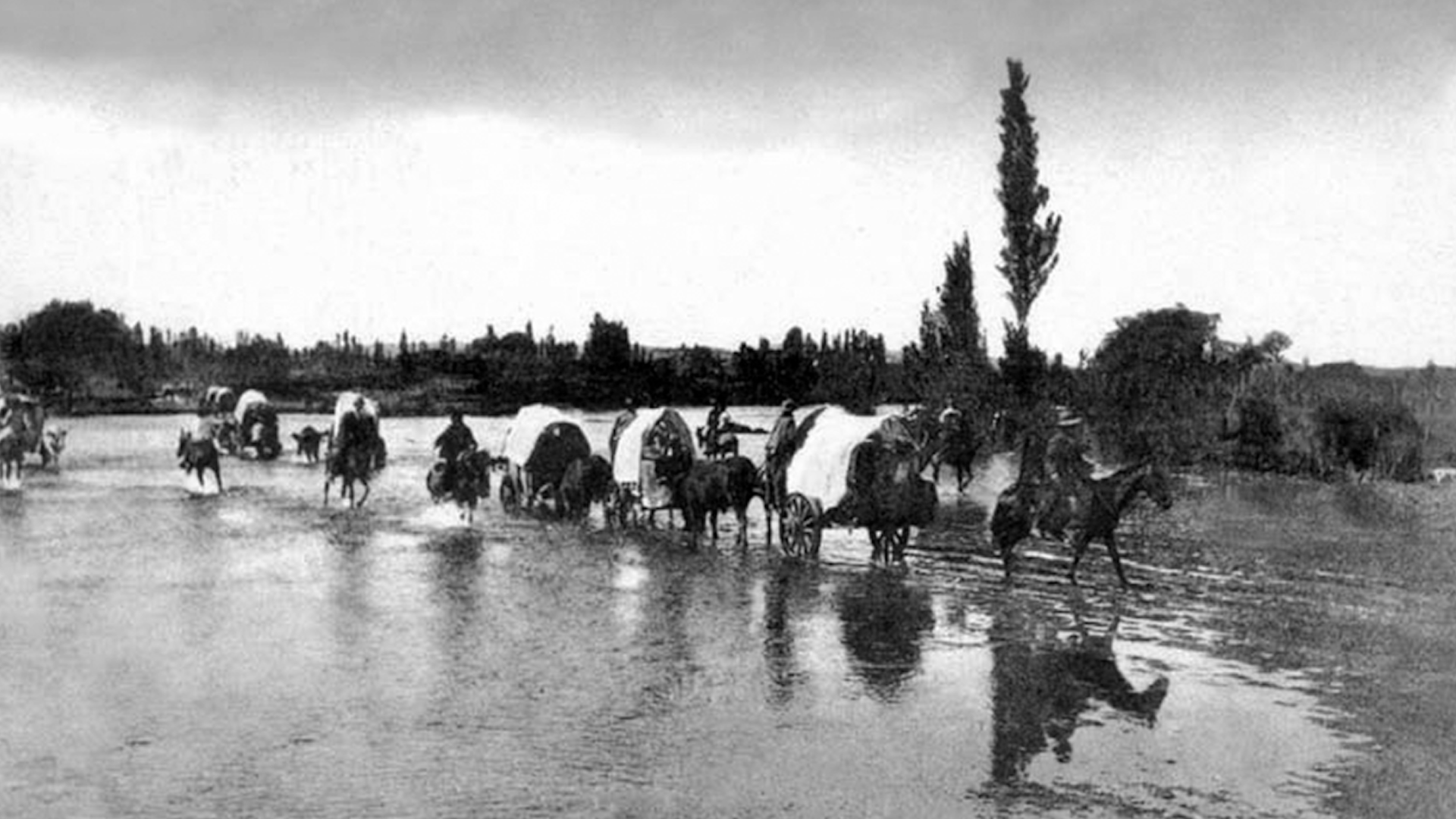 Carretas camino a Rere