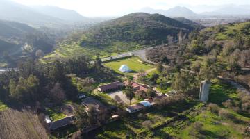 Vista Aérea del Museo Escolar Laguna Taguatagua y Jardín Etnobotánico Taguatagua
