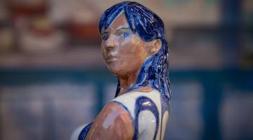 Detalle de la obra de la artista