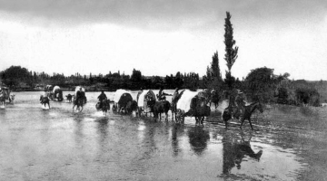 Carretas camino a Rere